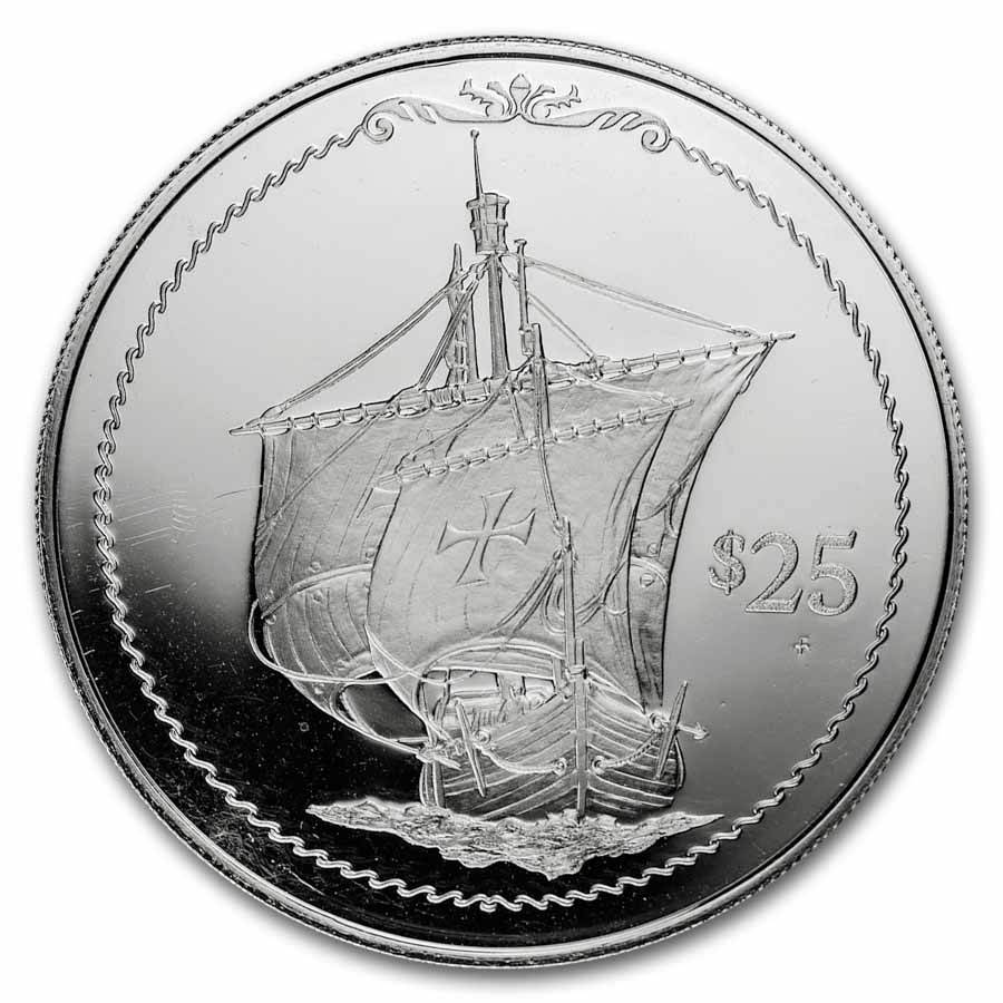 1992 British Virgin Islands 25-Coin Silver $25 Proof Set