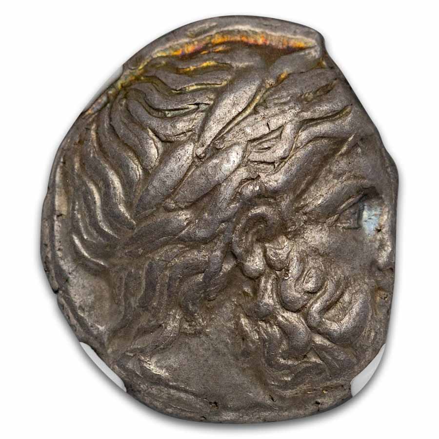 Macedonia Silver AR Tetradrachm Phillip II (359-336 BC) XF NGC