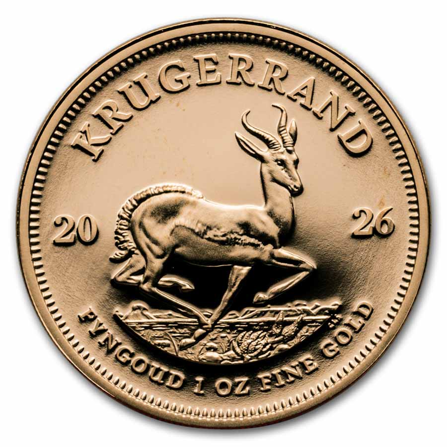 2026 South Africa 1 oz Proof Gold Krugerrand (w/ Box & COA)