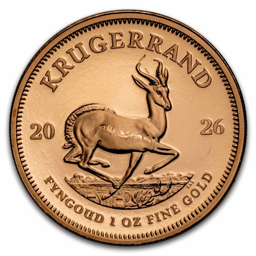 2026 South Africa 6-coin Gold Krugerrand Proof Set (w/ Box & COA)