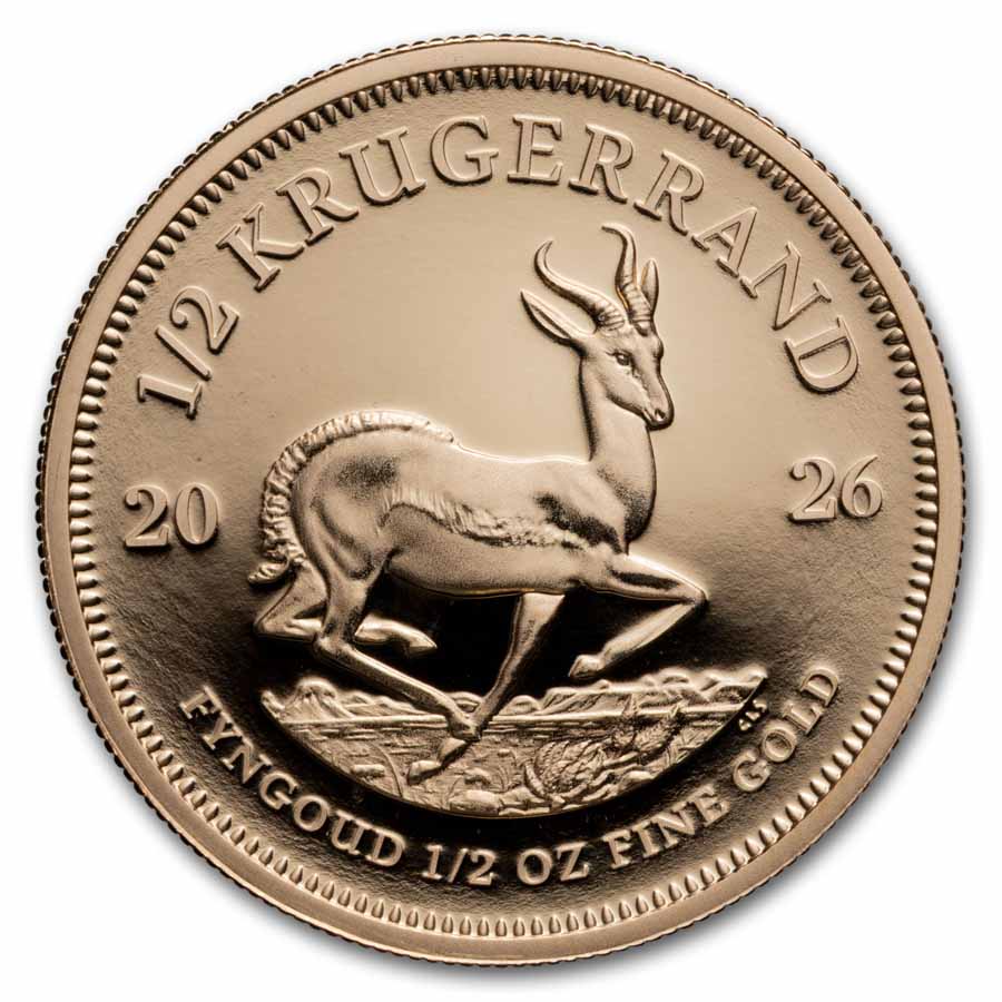 2026 South Africa 5-coin Gold Krugerrand Fractional Proof Set