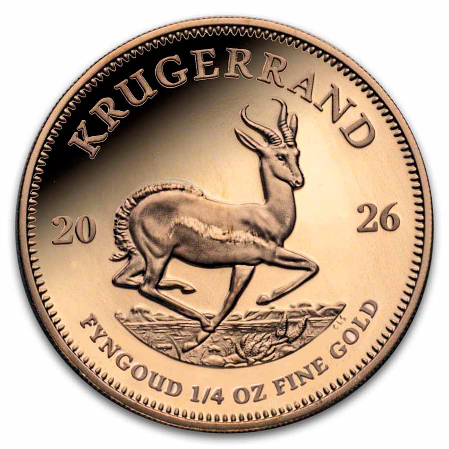 2026 South Africa 4-coin Gold Krugerrand Fractional Proof Set