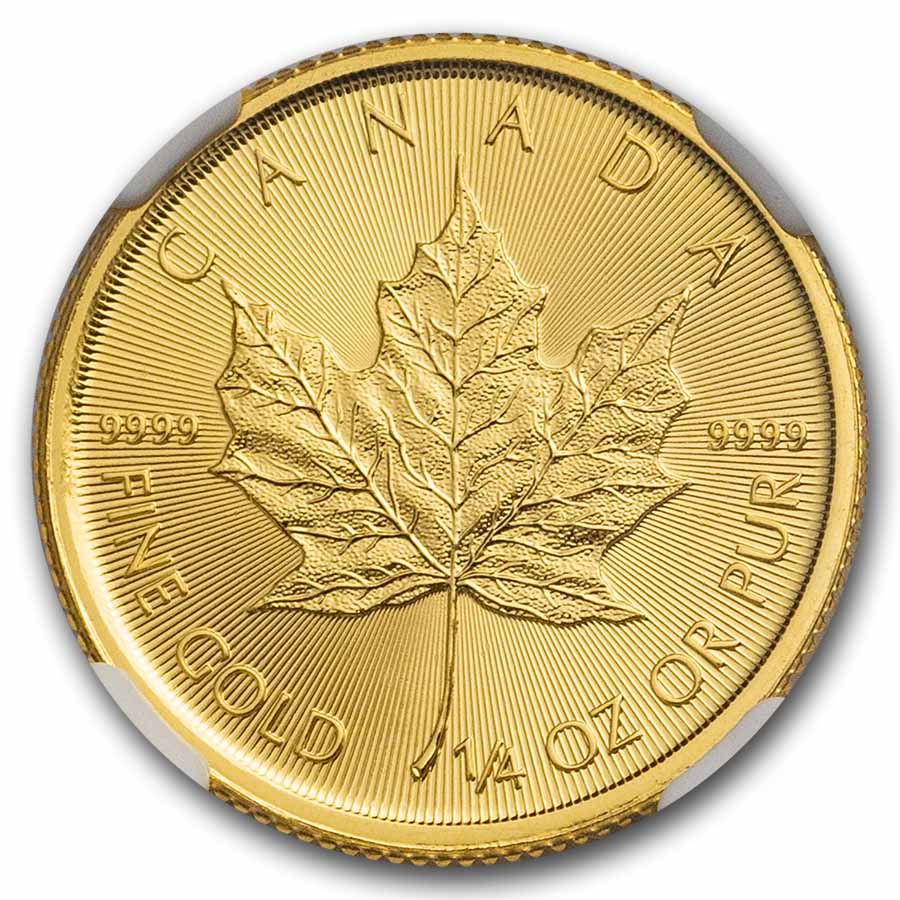 2024 Canada 1/4 oz Gold Maple Leaf BU NGC MS69 ER