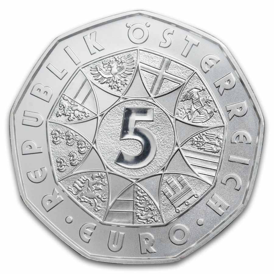 2026 Austria Silver €5 New Year's: Jump for Joy