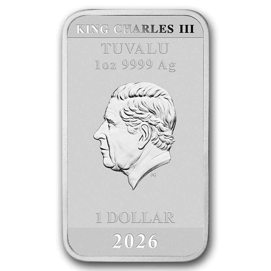 2026 TUV 1 oz Silver Colorized Stranger Things Season 4 Coin Box