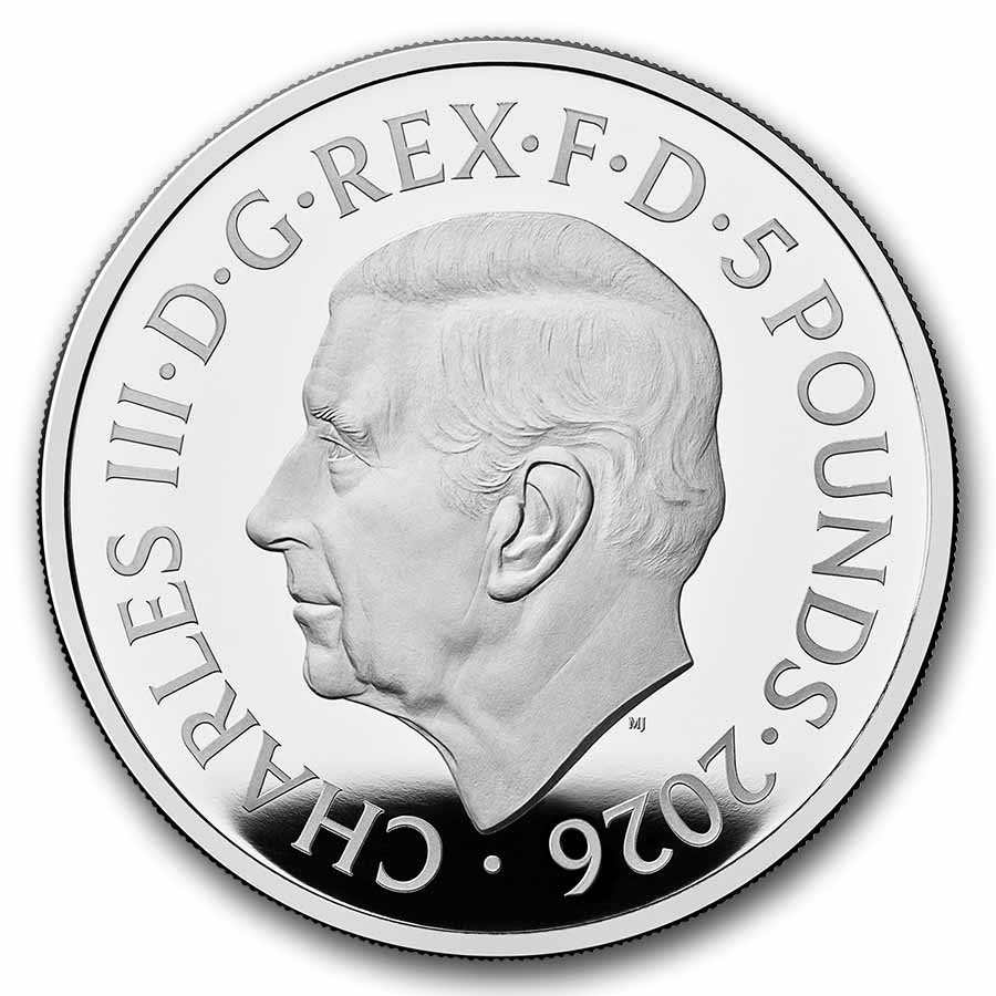 2026 Great Britain Raphael Maklouf Effigy £5 Silver Proof Coin