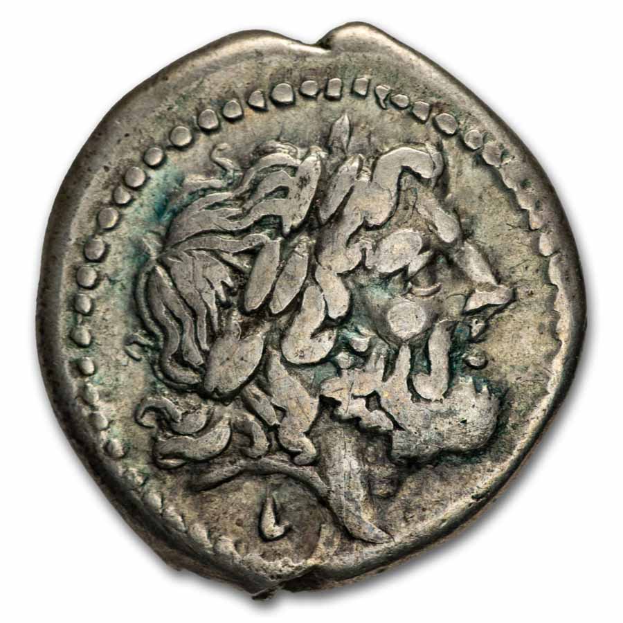 Roman Republic AR Silver Victoriatus (c. 211-208 BC) VF