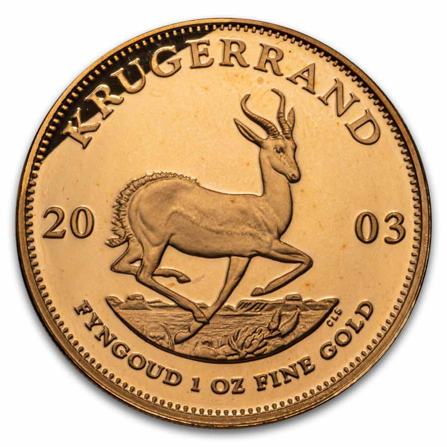 2003 South Africa 4-Coin Gold Krugerrand Prestige Proof Set
