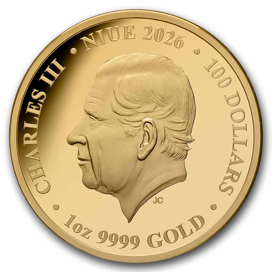 2026 Niue 1 oz Gold AUS Giant Centipede Deadly & Dangerous PF