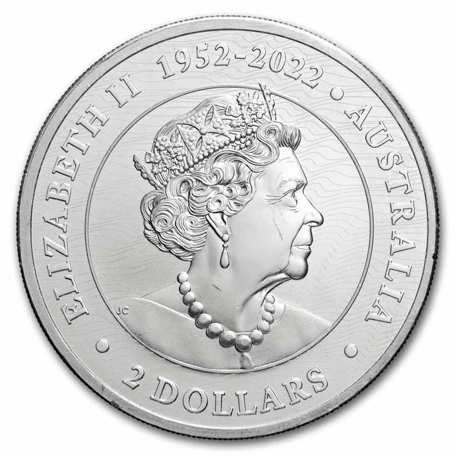 2023 Australia 2 oz Silver Humpback Whale BU