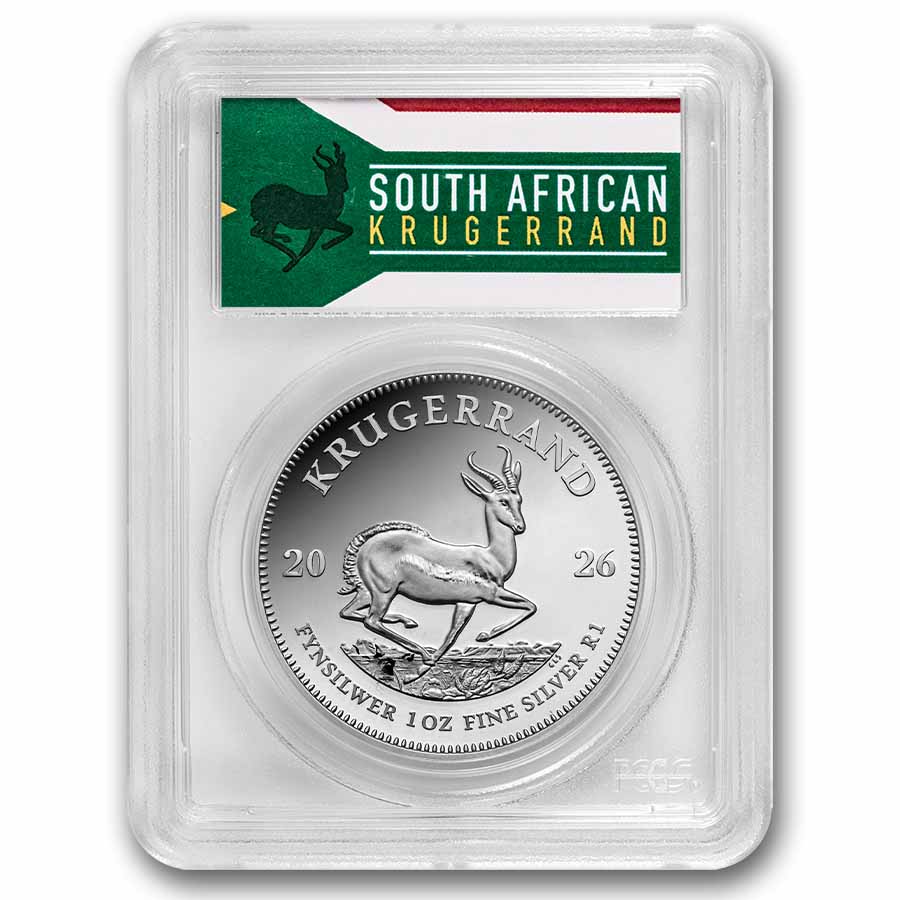 2026 South Africa 1 oz Silver Krugerrand PR-70 PCGS