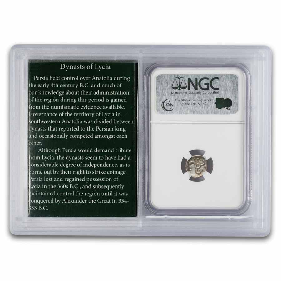 Dynasts of Lycia Silver Sixth-Stater (390-360 BC) AU NGC (Vault)
