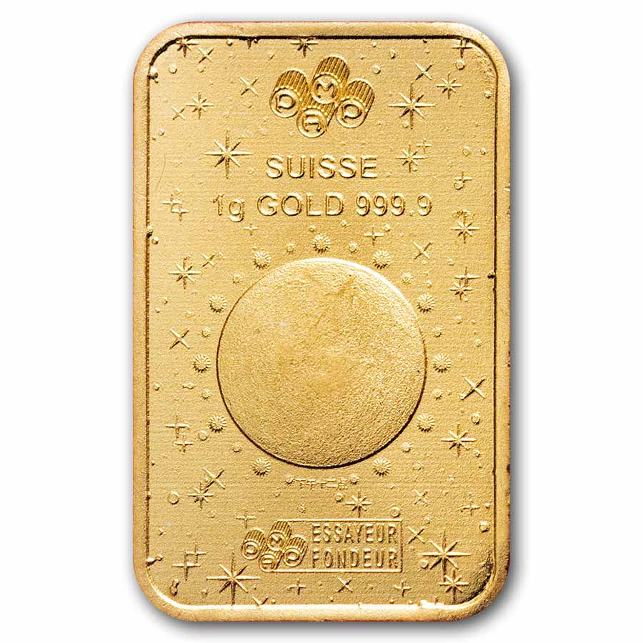 1 gram Gold Bar - PAMP Suisse Lunar Horse Multigram+25 (In Assay)