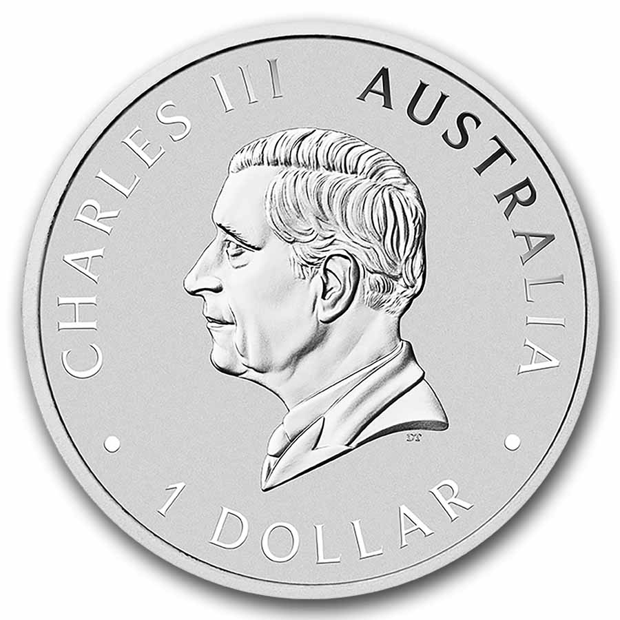 2026 Australia 1 oz Silver Colorized Emu BU