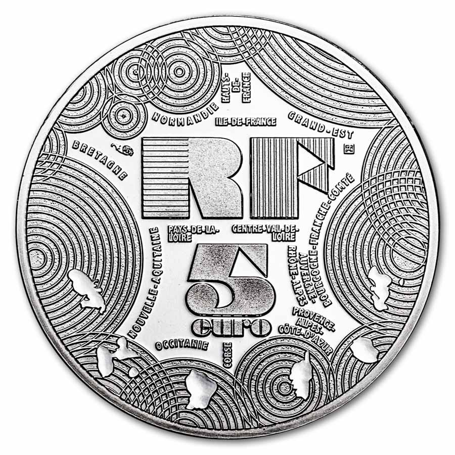 2026 France €5 Silver Proof French Regions: Ile de France