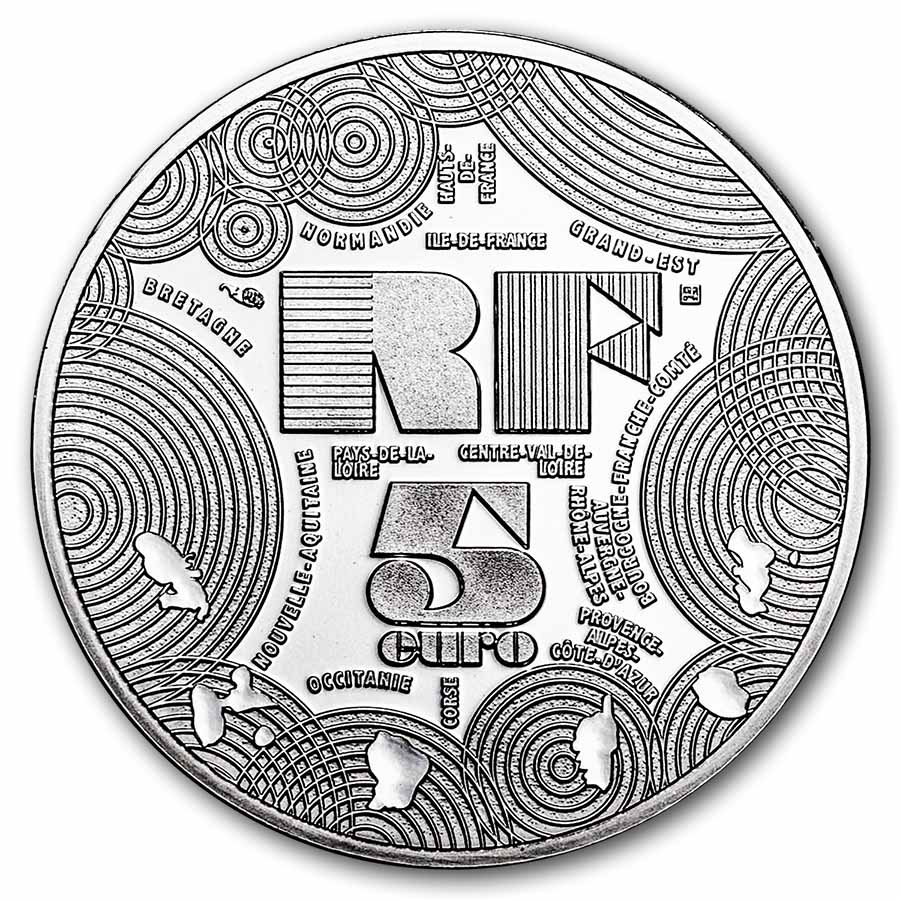 2026 France €5 Silver Proof French Regions: Grand Est