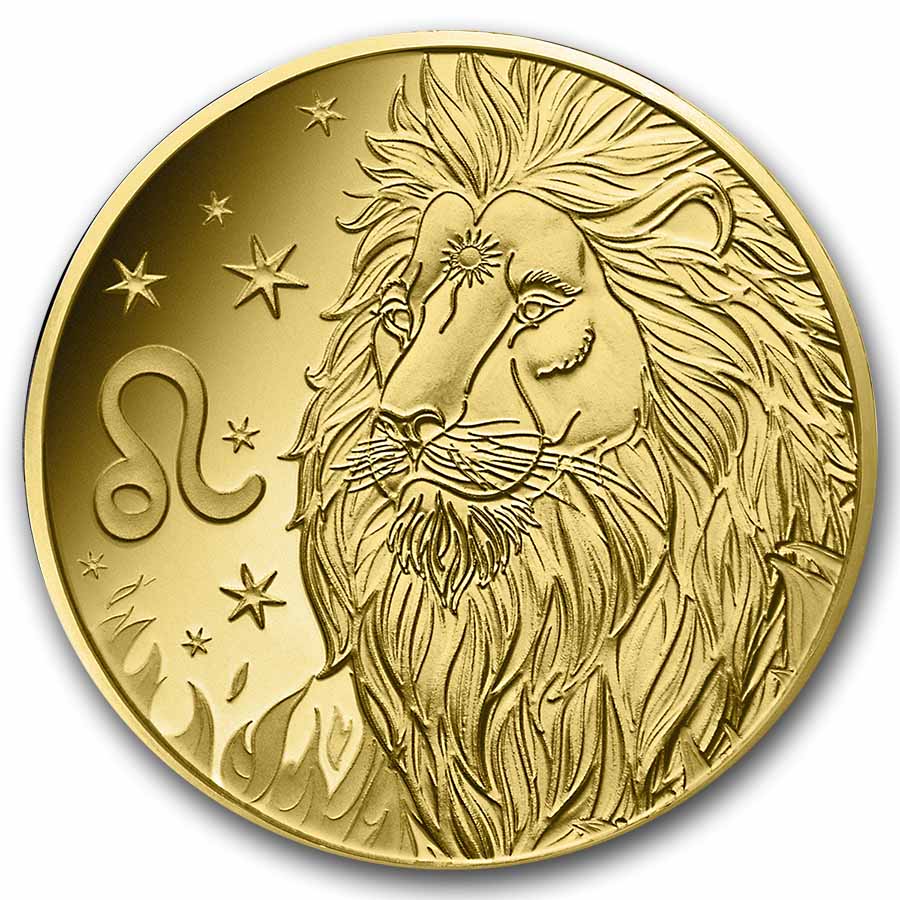 2026 1/2 gram Proof Gold €5 Astro: Leo