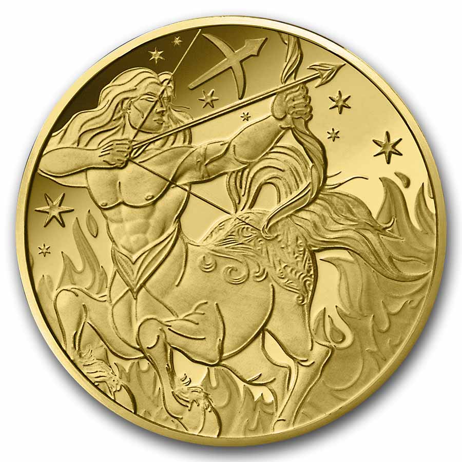 2026 1/2 gram Proof Gold €5 Astro: Sagittarius