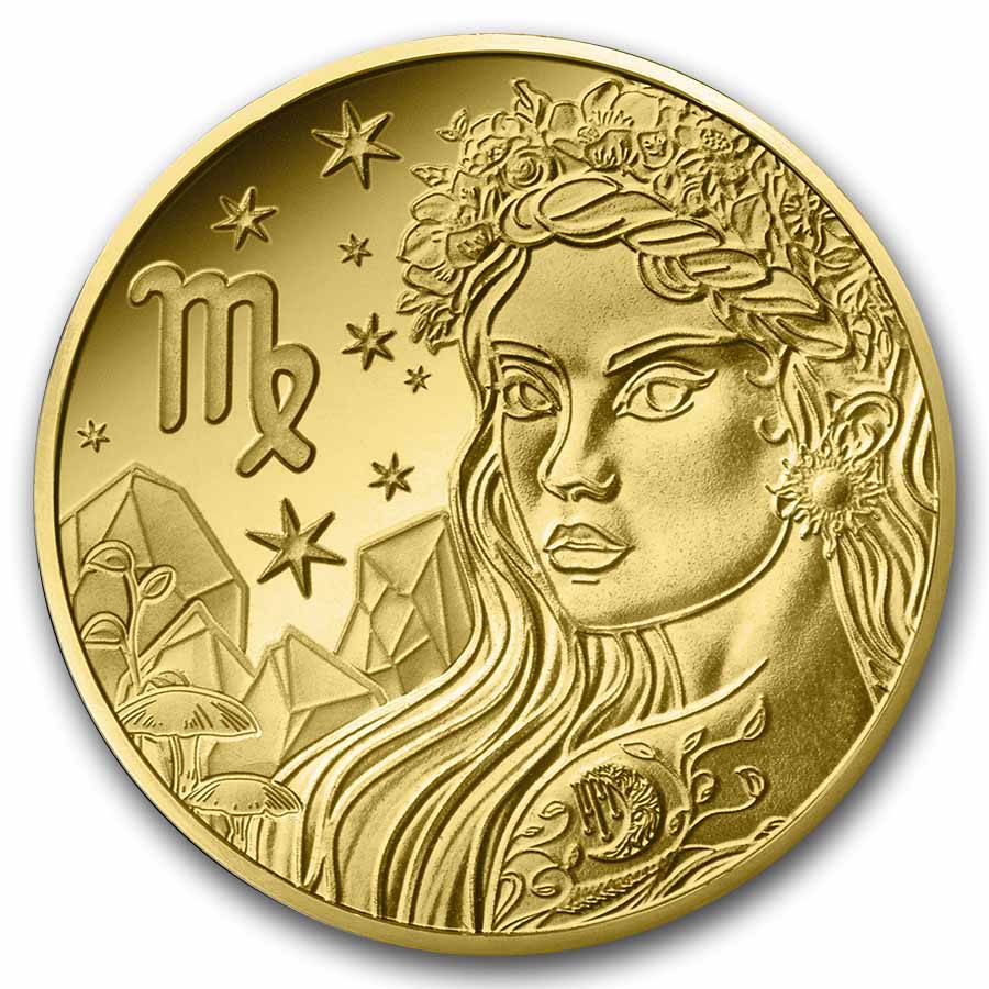 2026 1/2 gram Proof Gold €5 Astro: Virgo