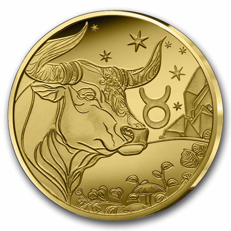 2026 1/2 gram Proof Gold €5 Astro: Taurus