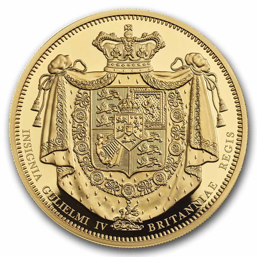 2026 Great Britain 5 oz Gold William IV Crown Great Engravers