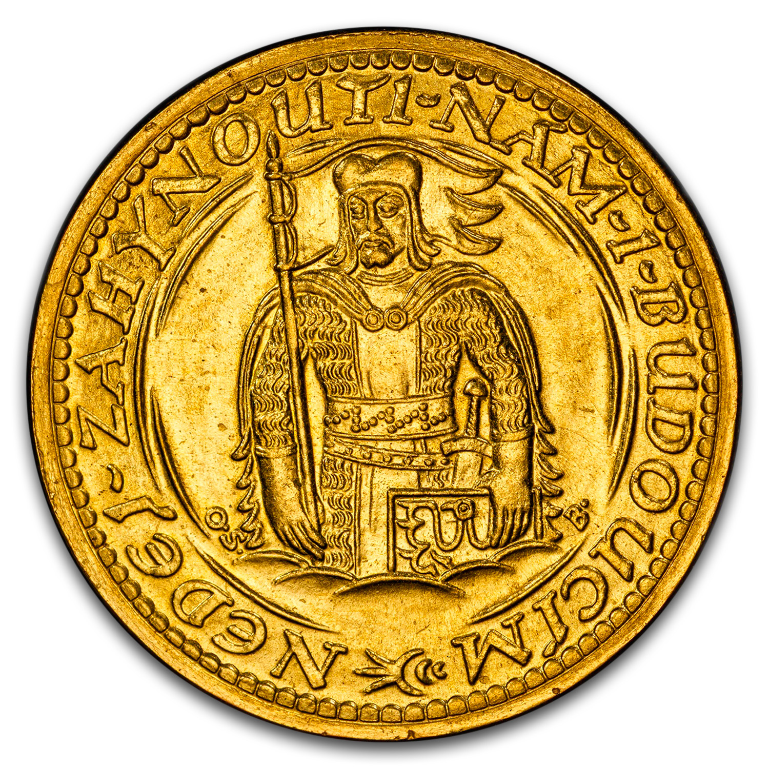 1951 Czechoslovakia Gold 2 Dukaty MS-64 PCGS