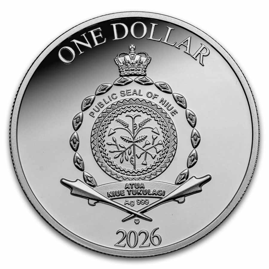 2026 Niue Silver Proof Wedding Coin (With Box and COA)