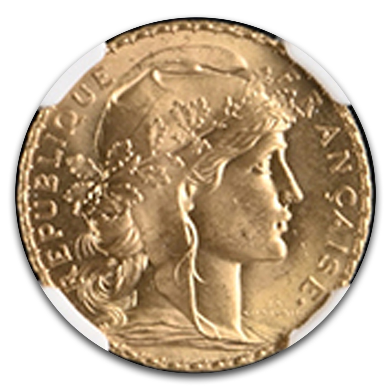 1909 France Gold 20 Francs MS-67 NGC