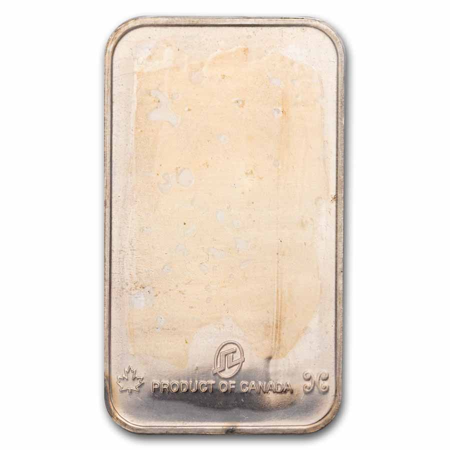 1 oz Silver Bar - Nat. Refiners-Assayers (Canada, Orig Plastic)