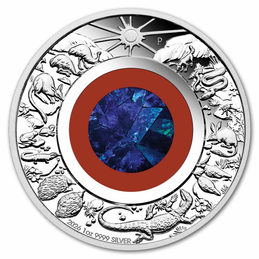2026 AUS 1 oz Silver Wonders of Australia Opal PR-70 PCGS