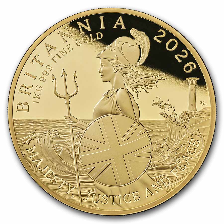 2026 Great Britain 1 Kilo Gold Britannia Proof (w/ Box & COA)