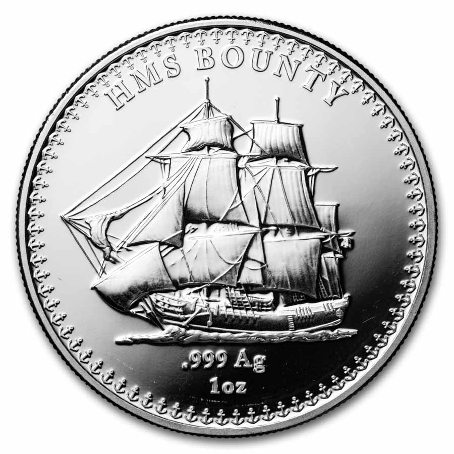 2026 Pitcairn Islands 1 oz Silver Bounty Coin BU