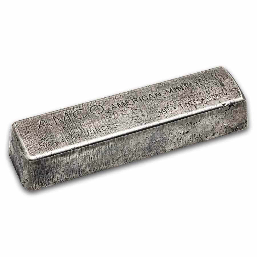 100 oz Silver Bar - American Mint Inc. (AMCO)