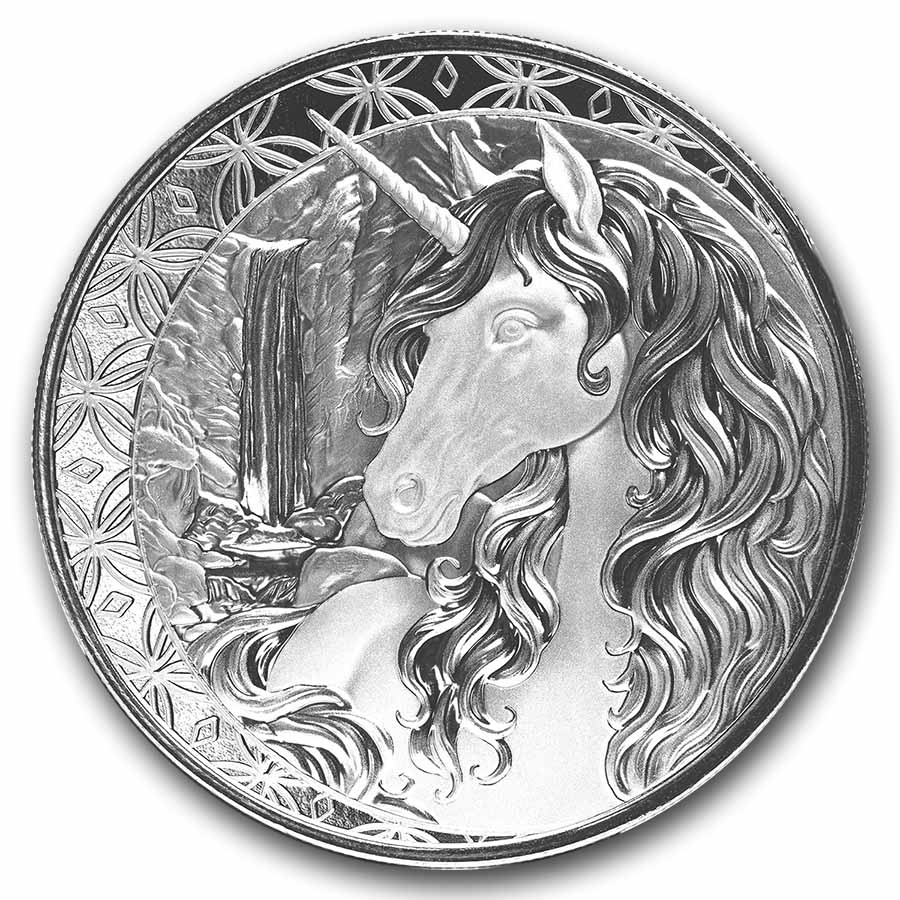 2025 Fiji 1 oz Silver Magical Unicorn Prooflike