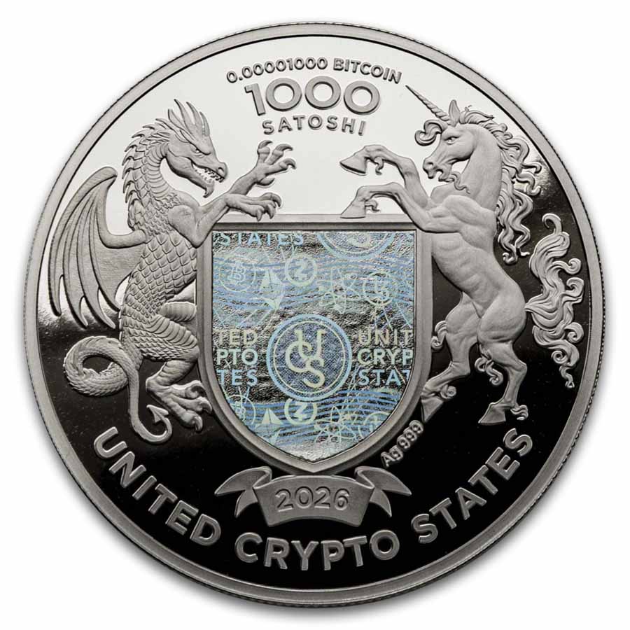 2026 Britannia United Crypto States 1 oz Proof Silver