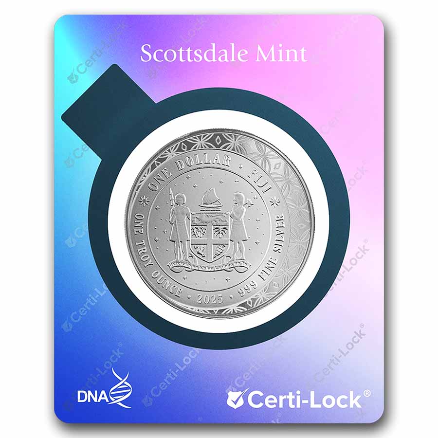 2025 Fiji 1 oz Silver Rainbow Magical Unicorn "Blossom"