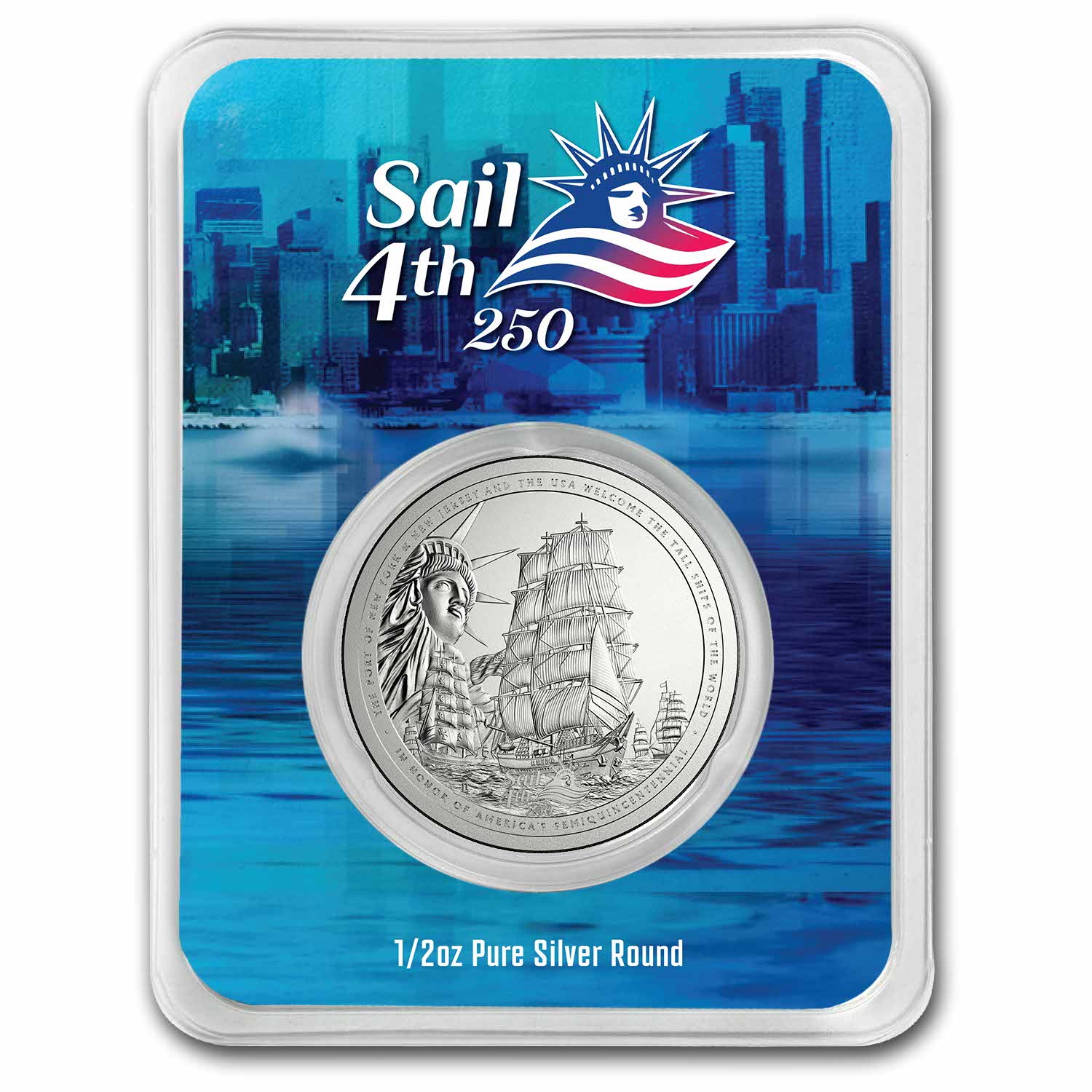 2026 Sail4th 250 1/2 oz Silver Round (in TEP)