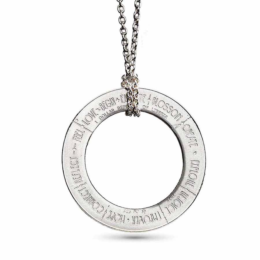 2026 Liberia Silver Circle of Luck Coin Pendant (w/ Box & COA)