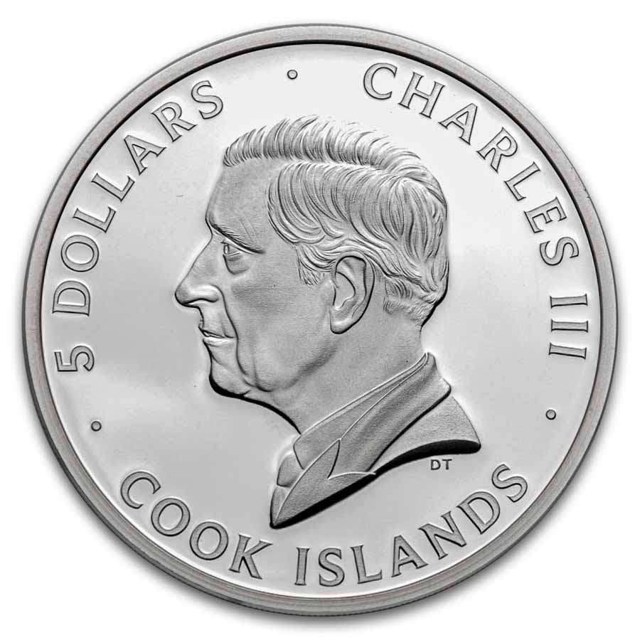 2026 Cook Islands 1 oz Silver Bionics: Orchid (w/ Box & COA)