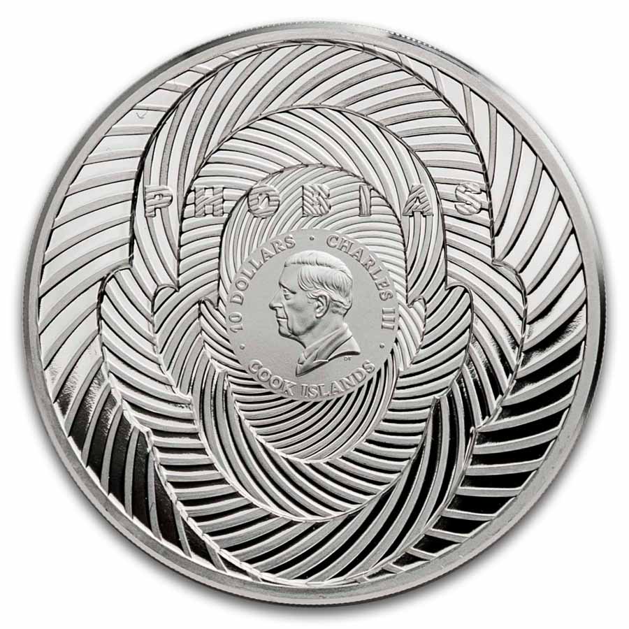 2026 Cook Islands 2 oz Silver Phobias: Coulrophobia (Box & COA)