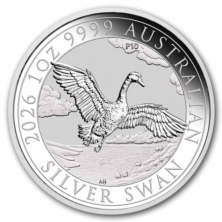 2026 Australia 1 oz Silver 10th Anniversary Swan MS-70 NGC (ER)