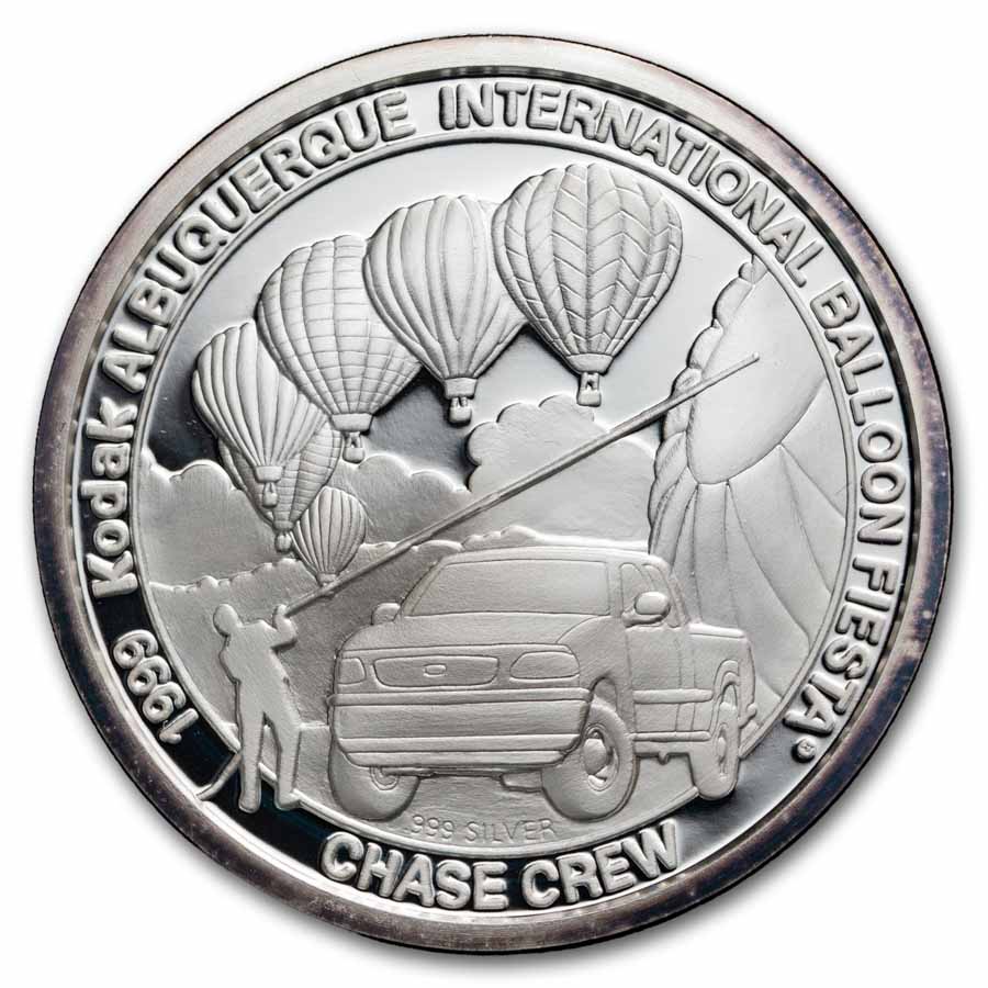 1 oz Silver Round - Albuquerque Balloon Fiesta (Random Motif)