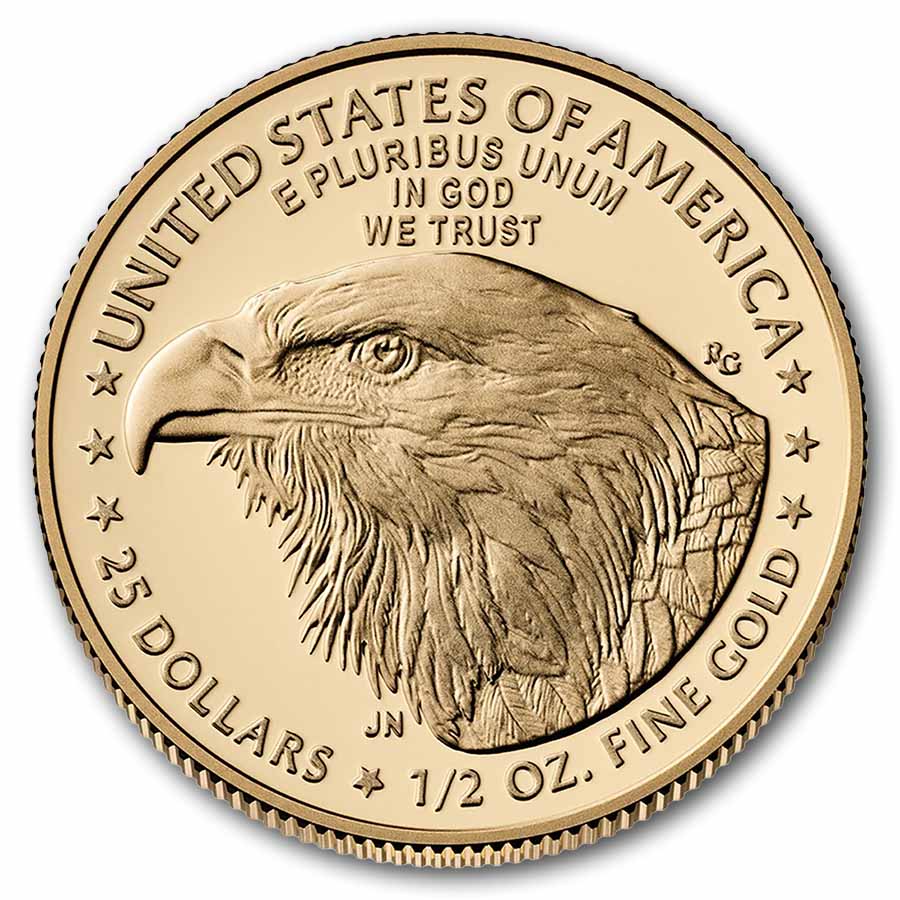 2026-W Proof 1/2 oz American Gold Eagle Coin (Dual Date)