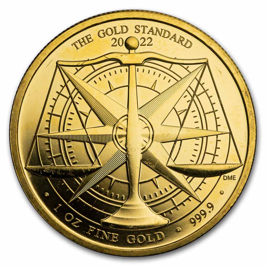 2022 Great Britain 1 oz Gold The Gold Standard BU