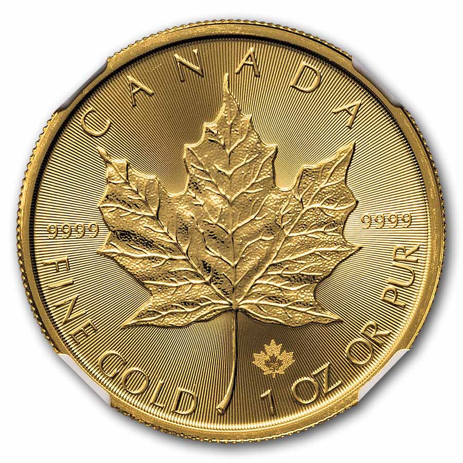 2026 Canada 1 oz Gold Maple Leaf Gem BU NGC First Day Issue