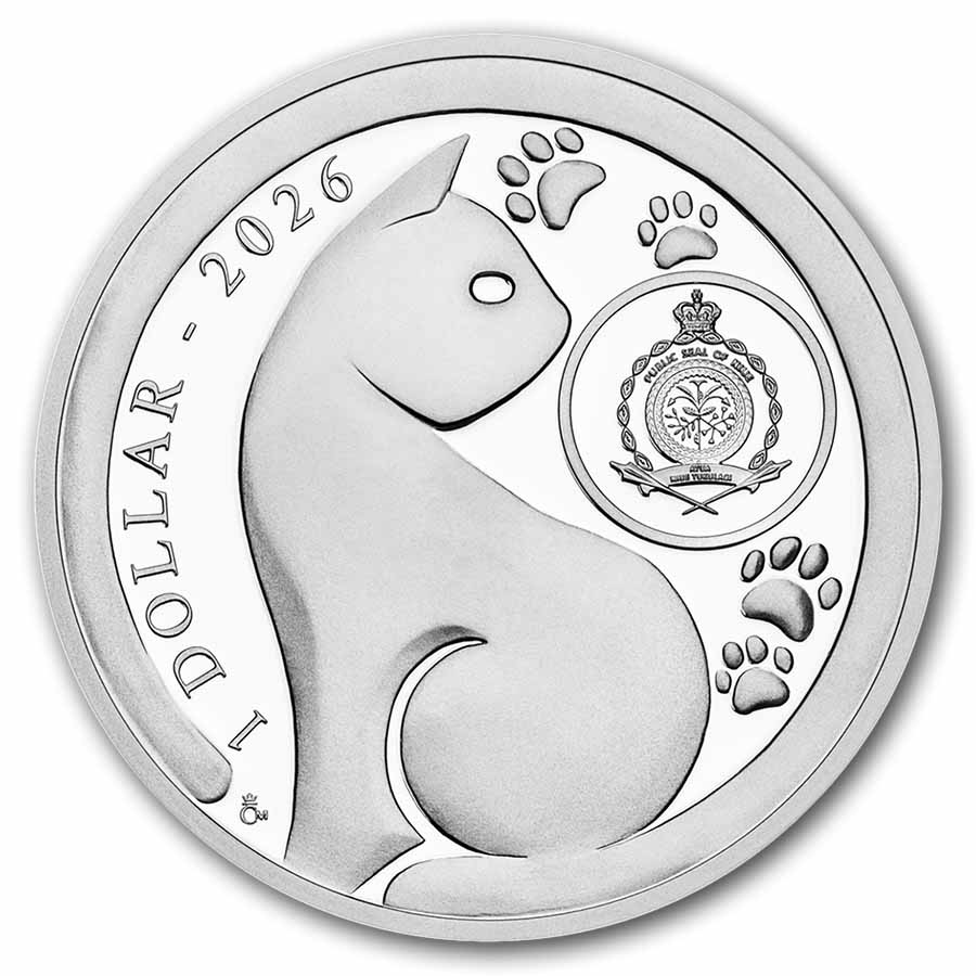 2026 Niue 1 oz Silver Proof Cat Breeds: Norwegian Forest Cat