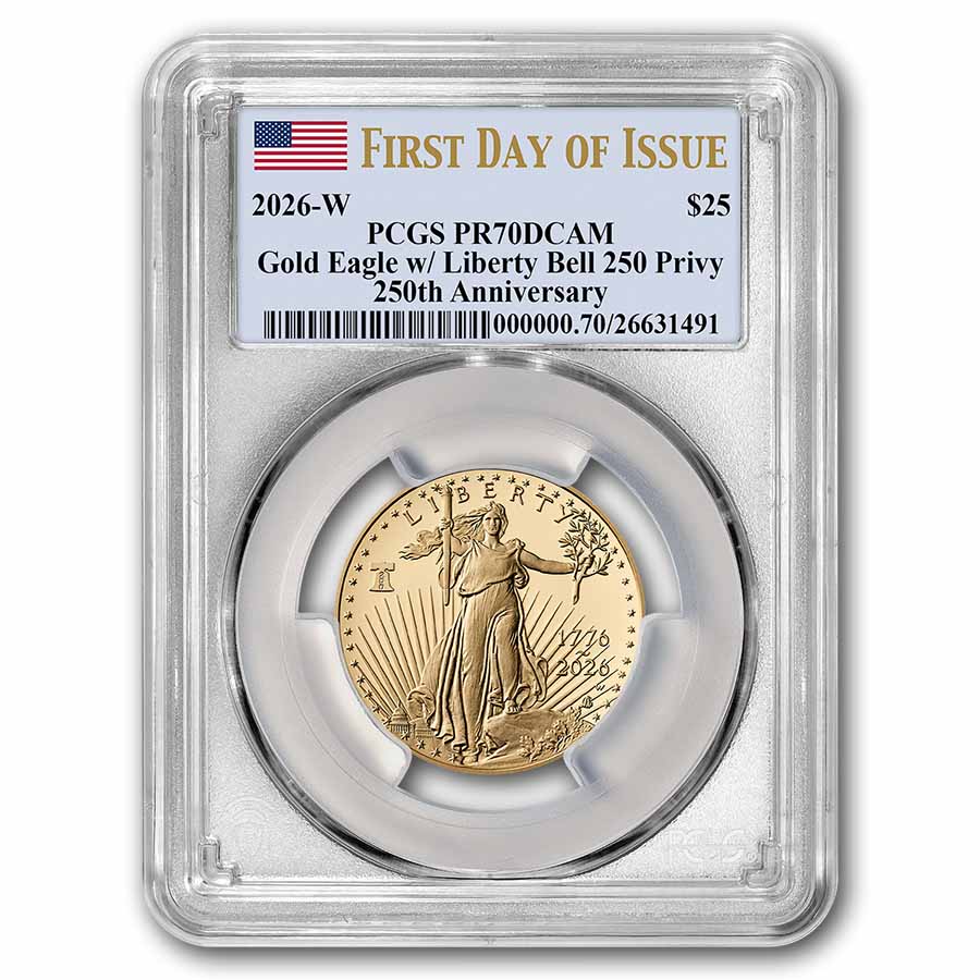 2026-W Proof 1/2 oz Gold Eagle Dual Date PR-70 PCGS (FDI)