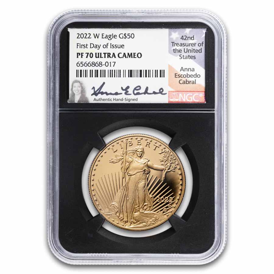 2022-W 4-Coin Proof Gold Eagle Set PF-70 NGC (FDI)