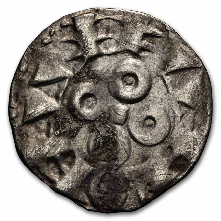1100-1200 AD France County of Melgueil AR Silver Denier