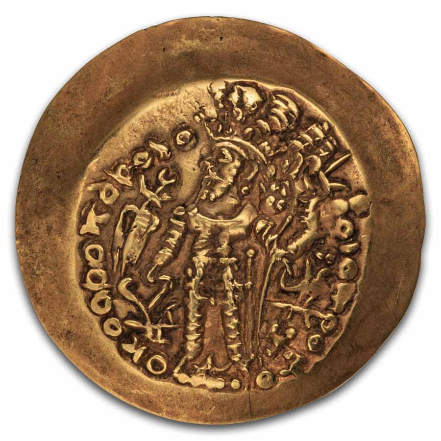 Sassinian Kings of India Gold Dinar (330-365 AD) Ch XF